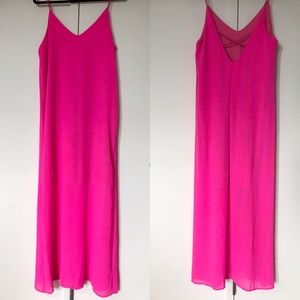 LetHerBe Neon Pink Maxi Dress